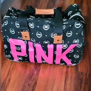 VS PINK rolling duffel bag